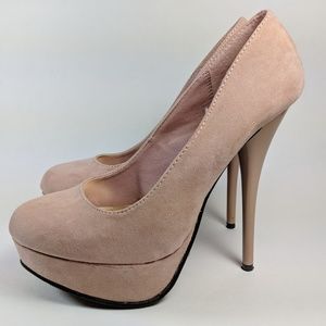 Charlotte Russe Nude Color Pumps 6